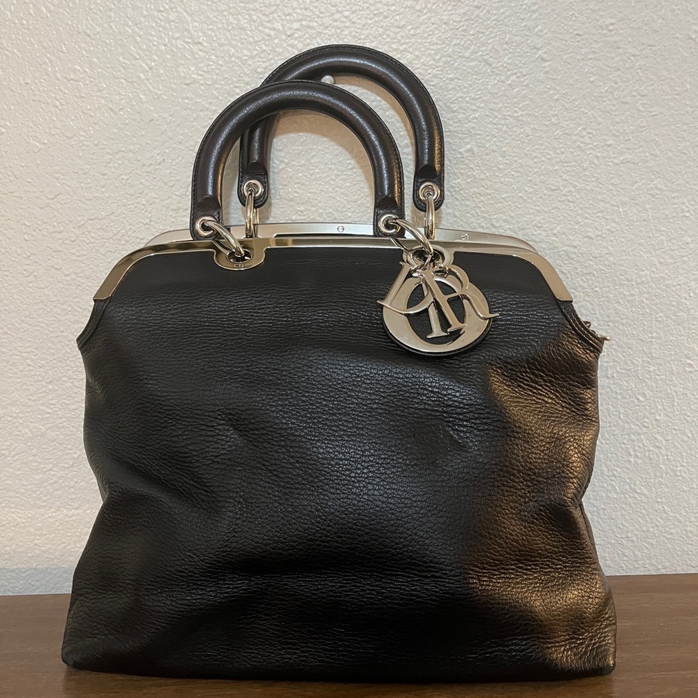 Dior Granville Handbag Black